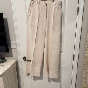 Max Studio Cream Wide Leg Pants